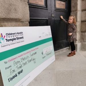 _Cheque for Children's Health Foundation knocking on HSE door