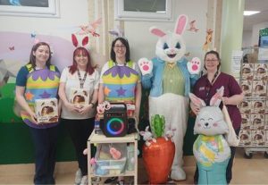 Sparkle Committee with the Easter Bunny