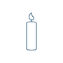 A candle icon