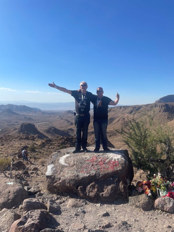 Eugene Lynes in Texas on the 2024 Route 66 for Children's Health Foundation
